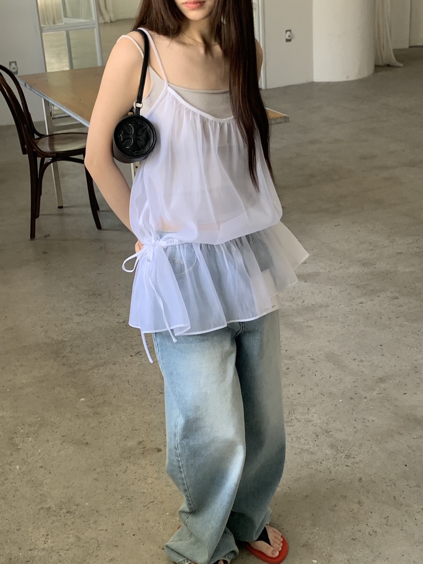 LOGARDEN東大門實拍女士新款熱賣職業休閑吊帶背心不含內搭LO GARDEN吊帶/背心