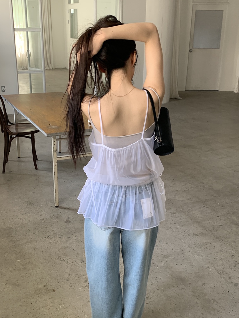 LOGARDEN東大門實拍女士新款熱賣職業休閑吊帶背心不含內搭LO GARDEN吊帶/背心