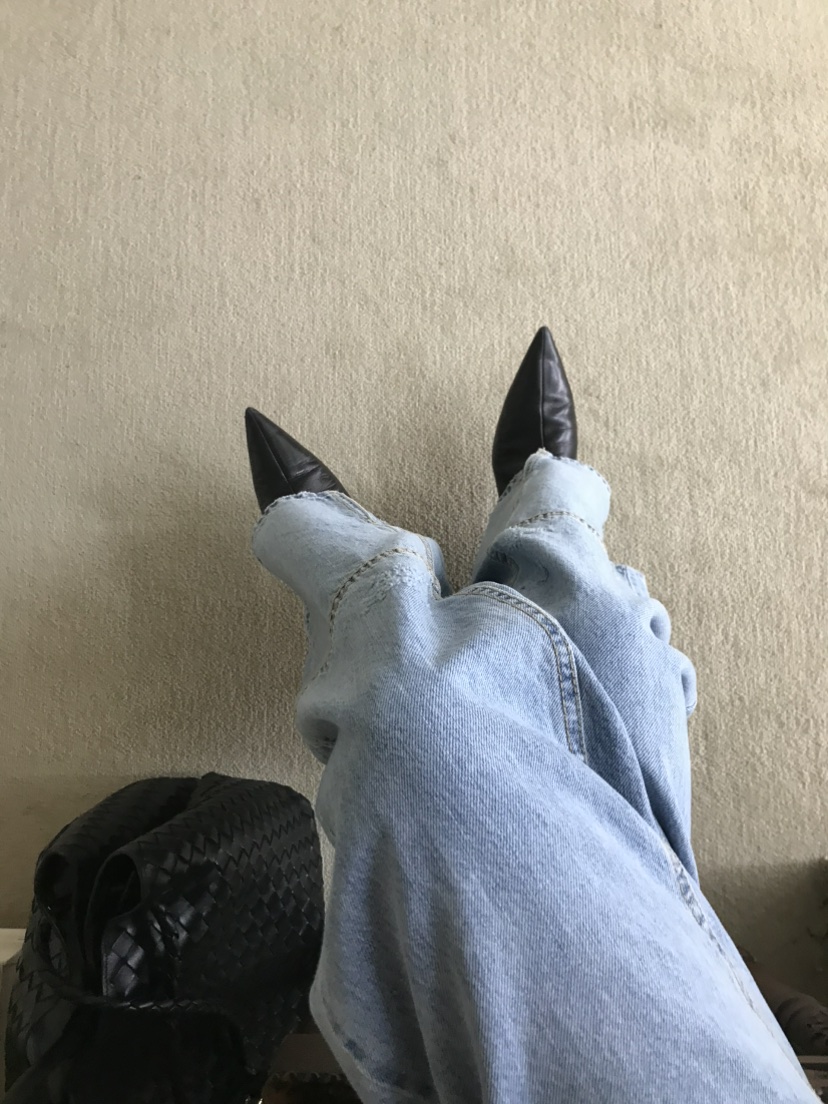 ME MO韓國代購女士新款時尚職業人氣休閑牛仔褲不含腰帶ME MO牛仔褲