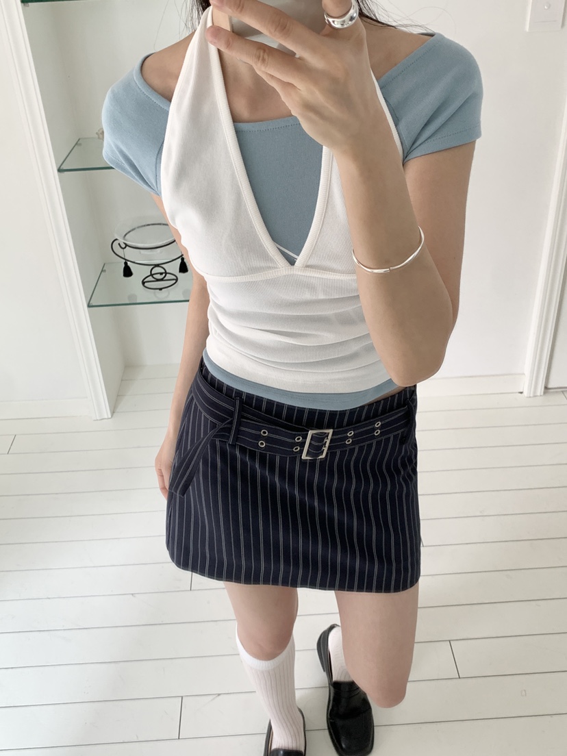 RE:OPENING韓國代購女士新款26春夏人氣職業休閑吊帶背心RE:OPENING吊帶/背心