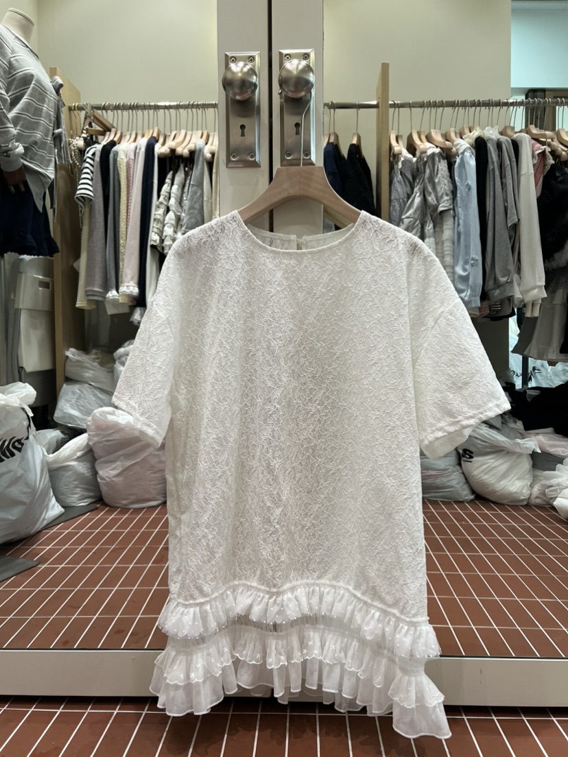 BE&amp;BE韓國代購女士新品時尚休閑職業26春夏襯衫蕾絲衫BE&be襯衫/蕾絲衫圖色1