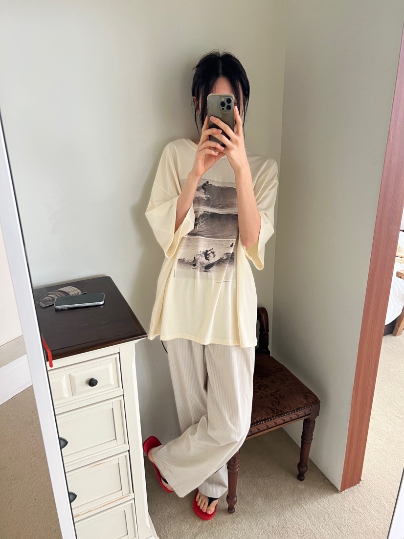 ME MO東大門代購女裝新款26春夏推薦熱賣職業休閑真品T恤ME MOT恤