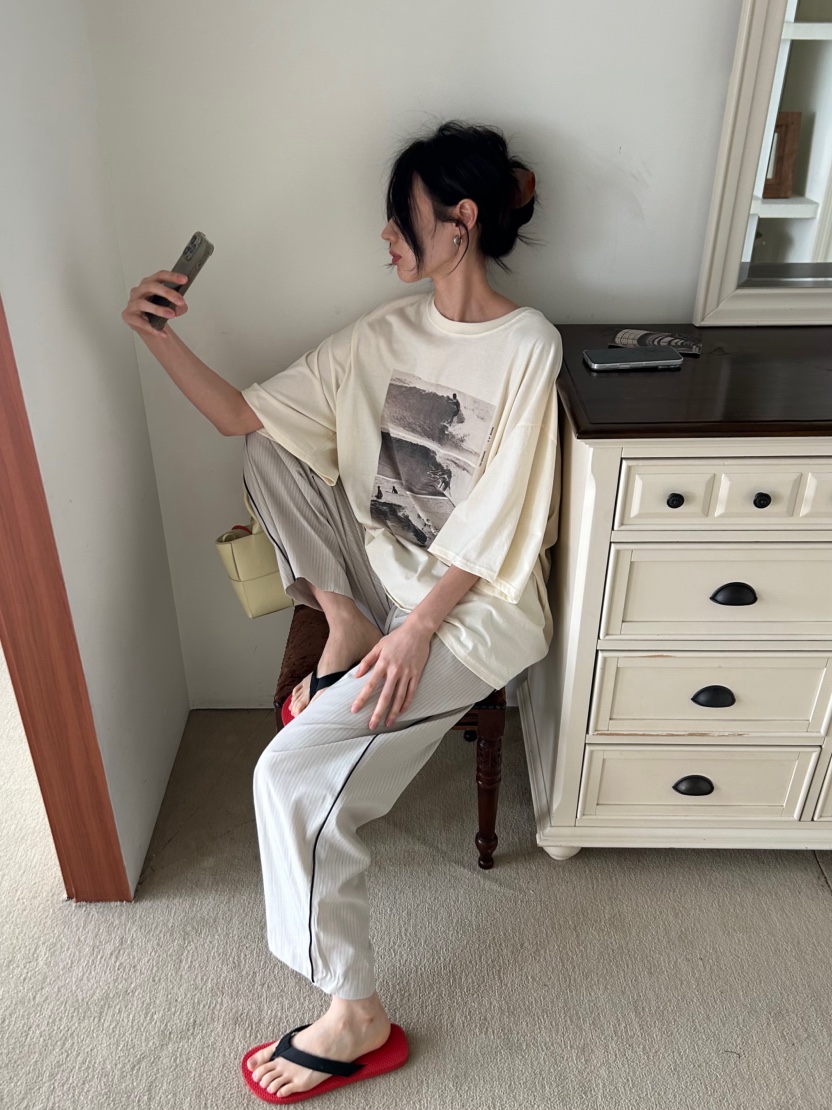 ME MO東大門代購女裝新款26春夏推薦熱賣職業休閑真品T恤ME MOT恤