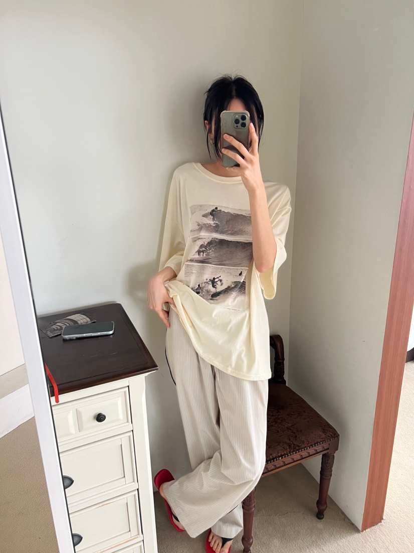 ME MO東大門代購女裝新款26春夏推薦熱賣職業休閑真品T恤ME MOT恤