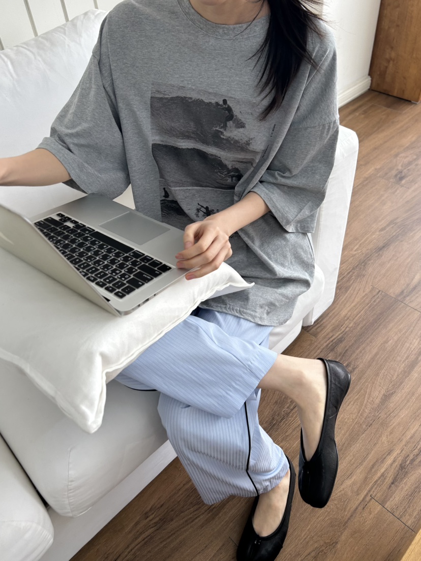 ME MO東大門代購女裝新款26春夏推薦熱賣職業休閑真品T恤ME MOT恤圖色2