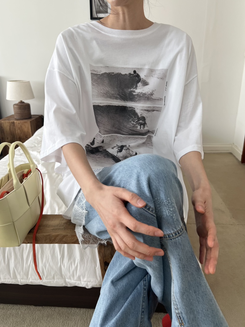 ME MO東大門代購女裝新款26春夏推薦熱賣職業休閑真品T恤ME MOT恤圖色3