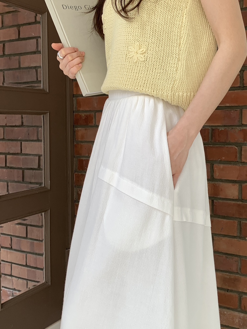 RE:OPENING韓國直郵女士新款休閑推薦時尚26春夏熱賣長裙RE:OPENING長裙