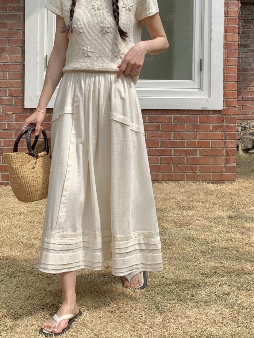 RE:OPENING韓國直郵女士新款休閑推薦時尚26春夏熱賣長裙RE:OPENING長裙