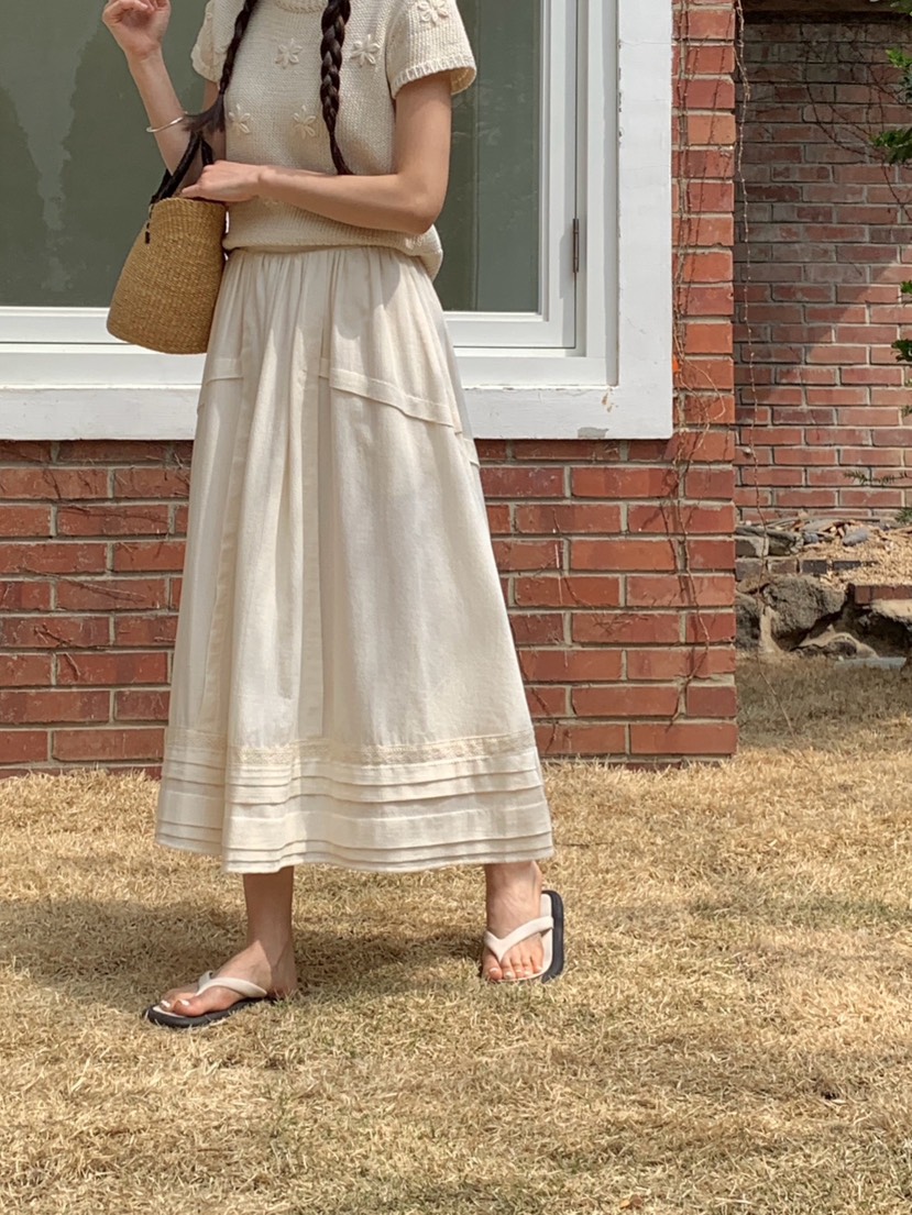 RE:OPENING韓國直郵女士新款休閑推薦時尚26春夏熱賣長裙RE:OPENING長裙