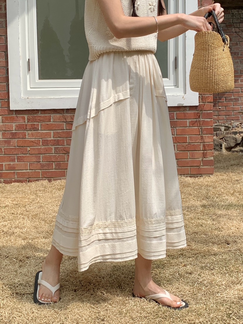 RE:OPENING韓國直郵女士新款休閑推薦時尚26春夏熱賣長裙RE:OPENING長裙