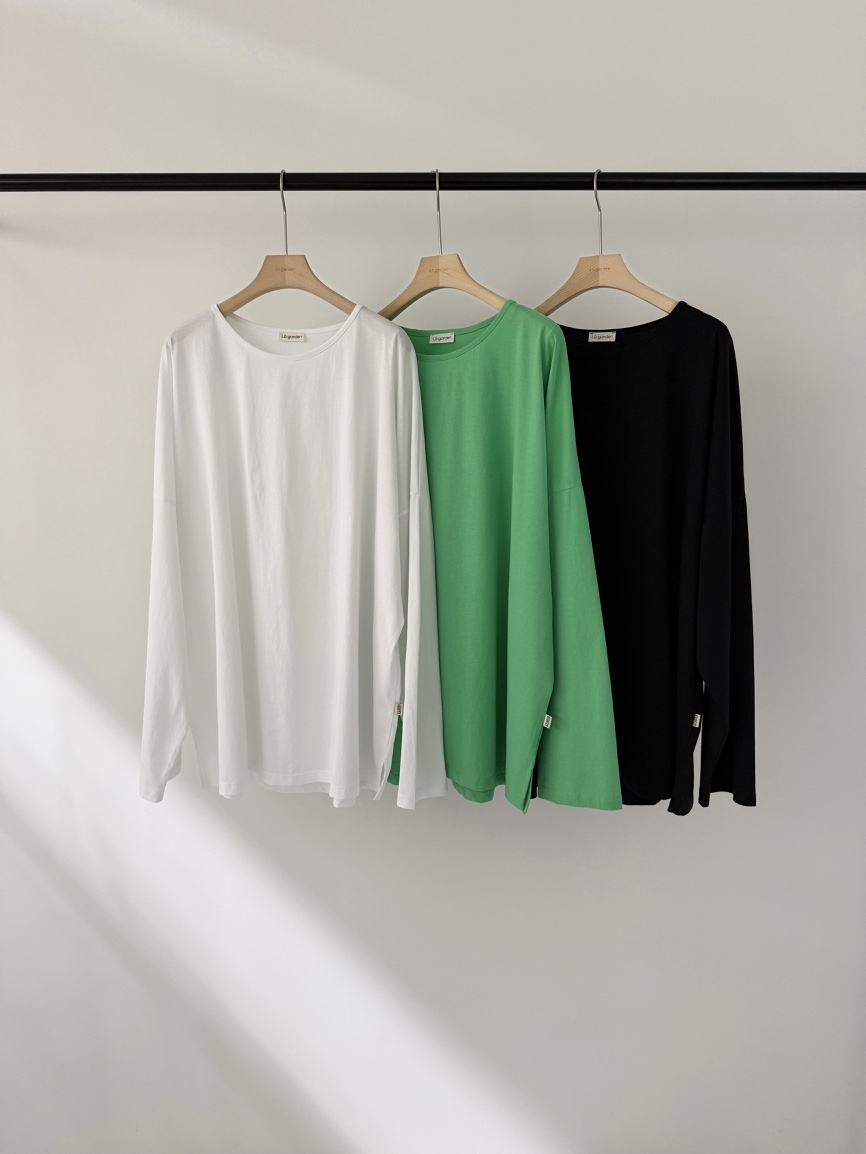 LOGARDEN韓國直郵女裝新品熱賣真品26春夏休閑時尚長袖T恤LO GARDEN長袖T恤