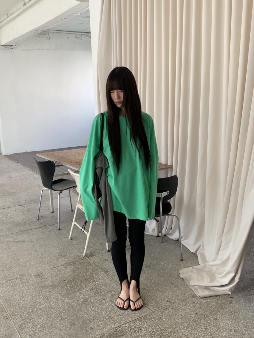 LOGARDEN韓國直郵女裝新品熱賣真品26春夏休閑時尚長袖T恤LO GARDEN長袖T恤