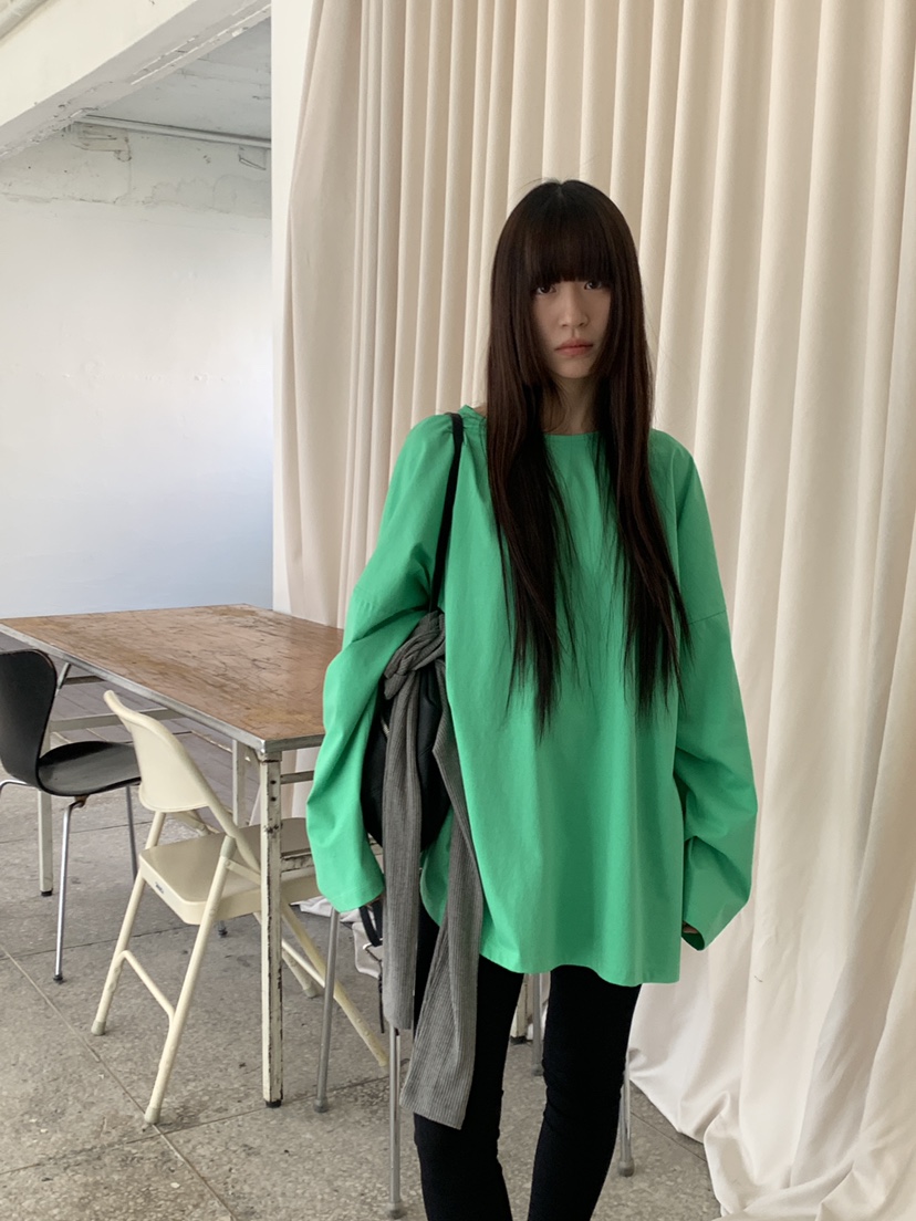 LOGARDEN韓國直郵女裝新品熱賣真品26春夏休閑時尚長袖T恤LO GARDEN長袖T恤