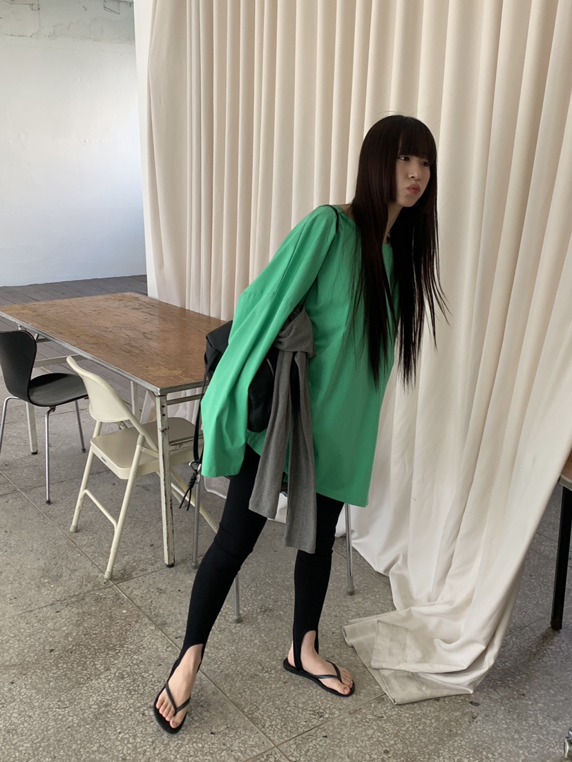 LOGARDEN韓國直郵女裝新品熱賣真品26春夏休閑時尚長袖T恤LO GARDEN長袖T恤