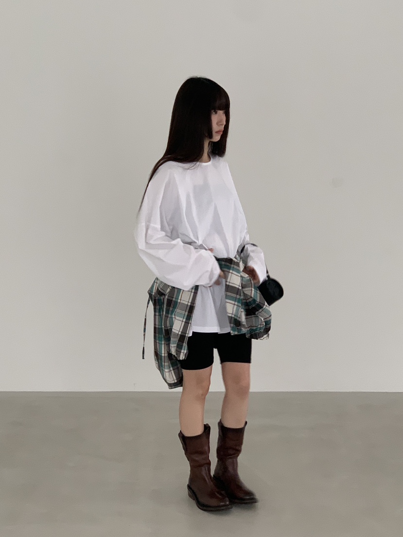 LOGARDEN韓國直郵女裝新品熱賣真品26春夏休閑時尚長袖T恤LO GARDEN長袖T恤