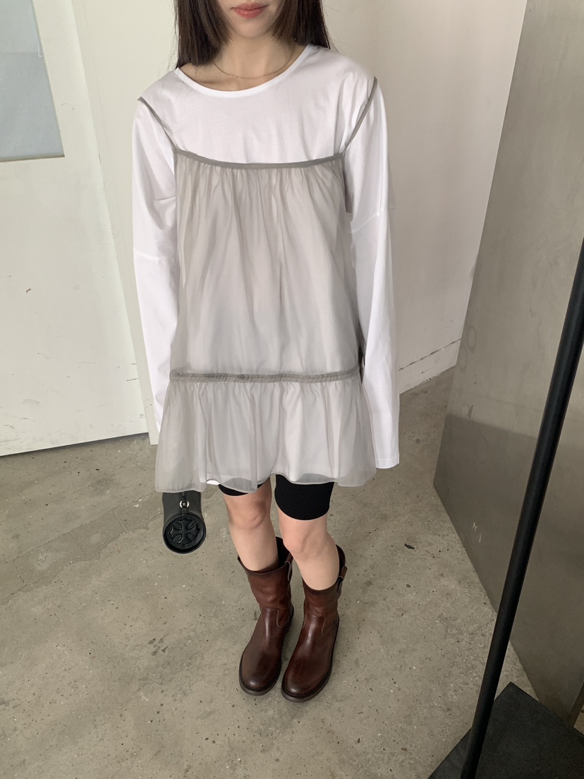 LOGARDEN韓國直郵女裝新品熱賣真品26春夏休閑時尚長袖T恤LO GARDEN長袖T恤