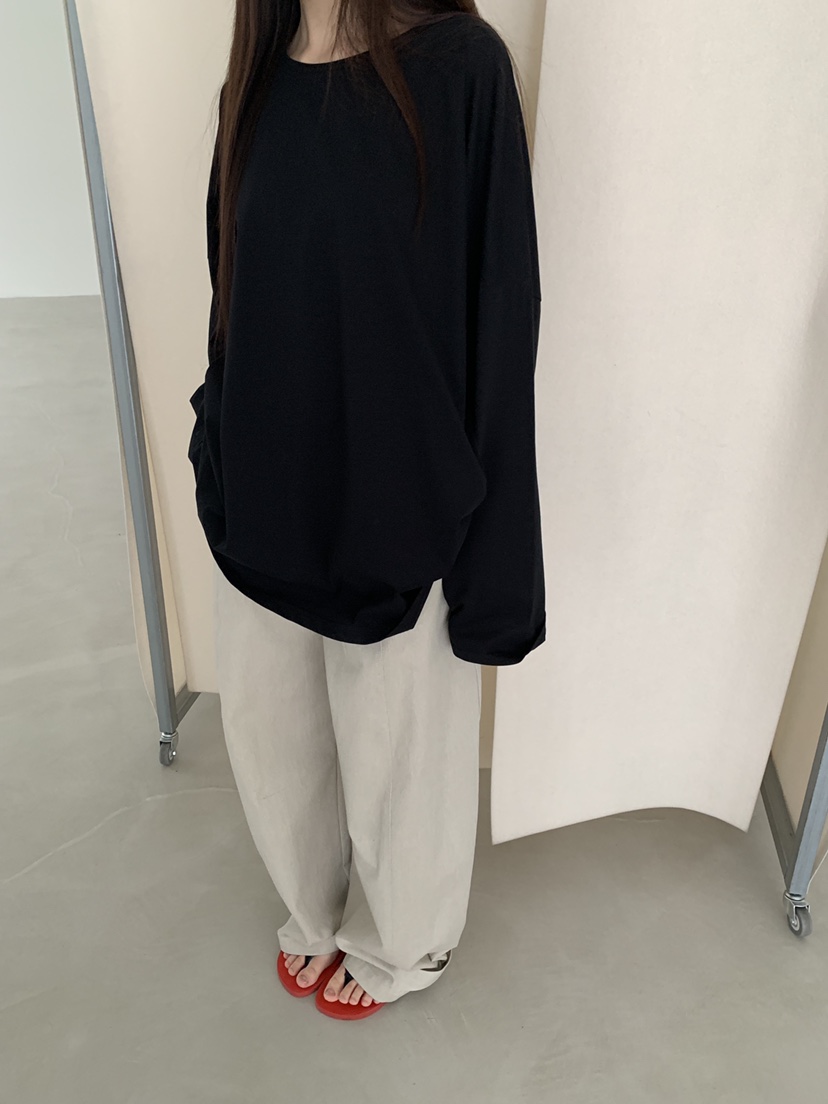 LOGARDEN韓國直郵女裝新品熱賣真品26春夏休閑時尚長袖T恤LO GARDEN長袖T恤圖色3