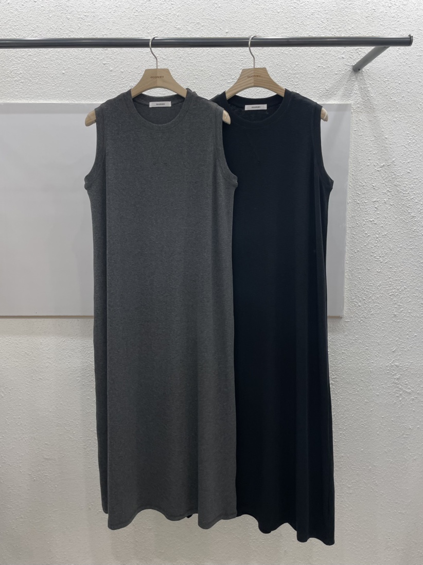 EGGPLANT韓國代購女士新款熱賣推薦休閑26春夏連衣裙天絲EGGPLANT連衣裙