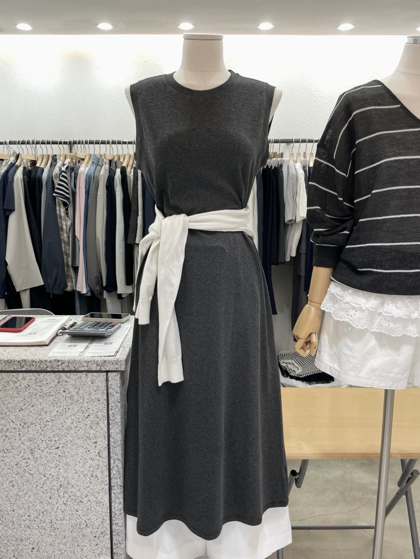 EGGPLANT韓國代購女士新款熱賣推薦休閑26春夏連衣裙天絲EGGPLANT連衣裙