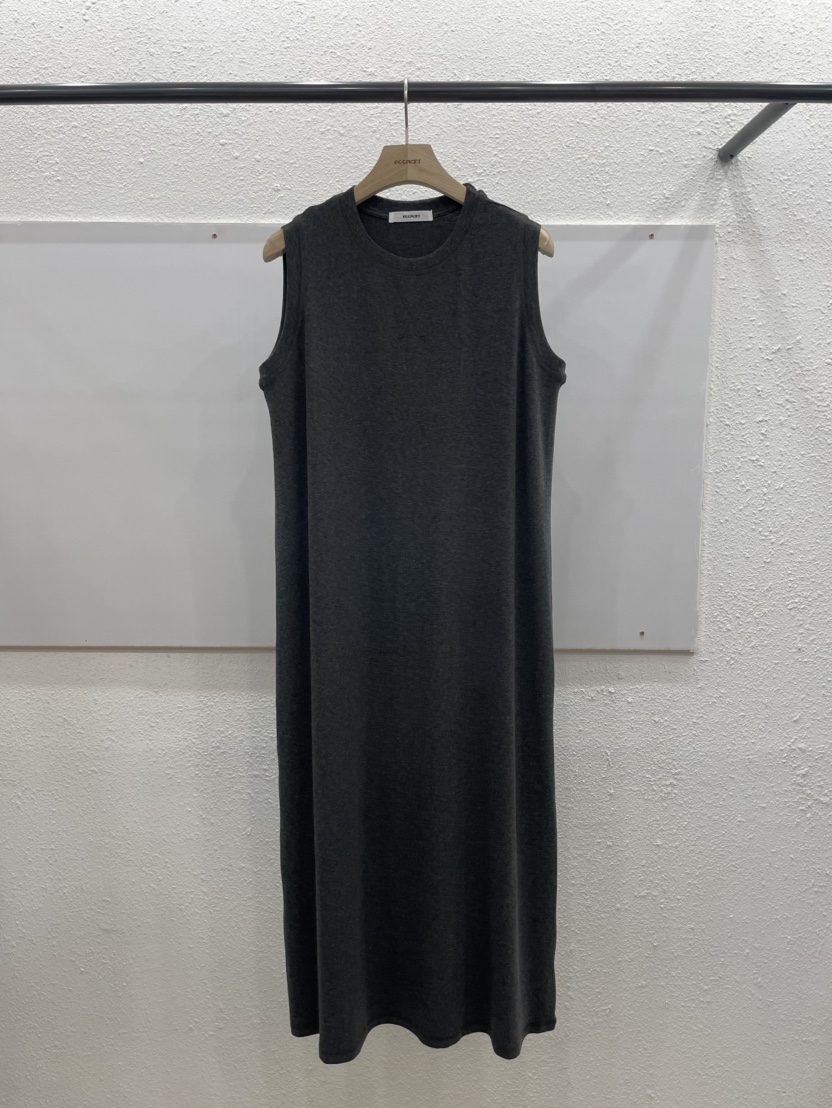 EGGPLANT韓國代購女士新款熱賣推薦休閑26春夏連衣裙天絲EGGPLANT連衣裙圖色1