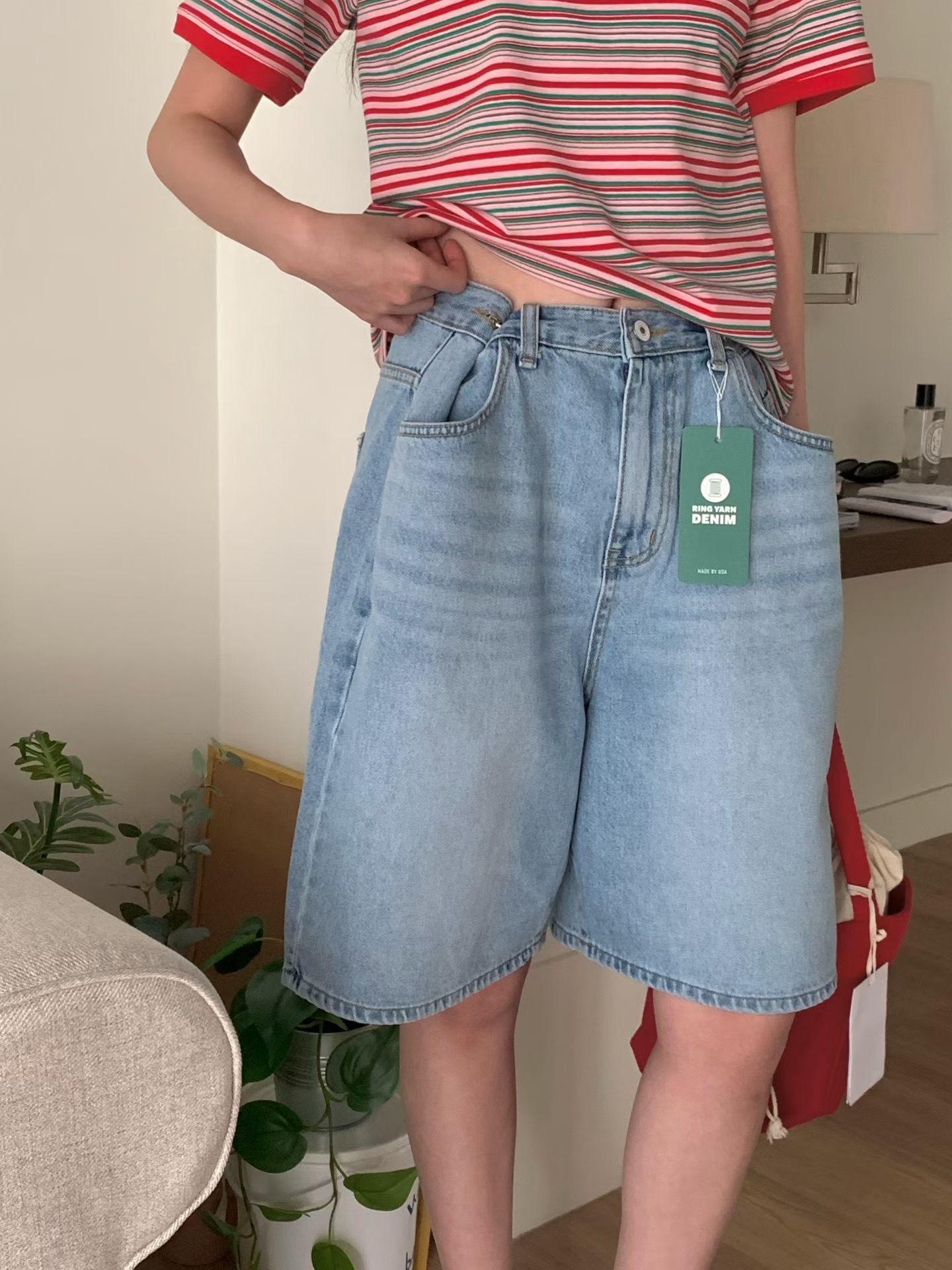 L V C韓國代購女士新款休閑時尚推薦熱賣職業26春夏短褲L_V_C短褲