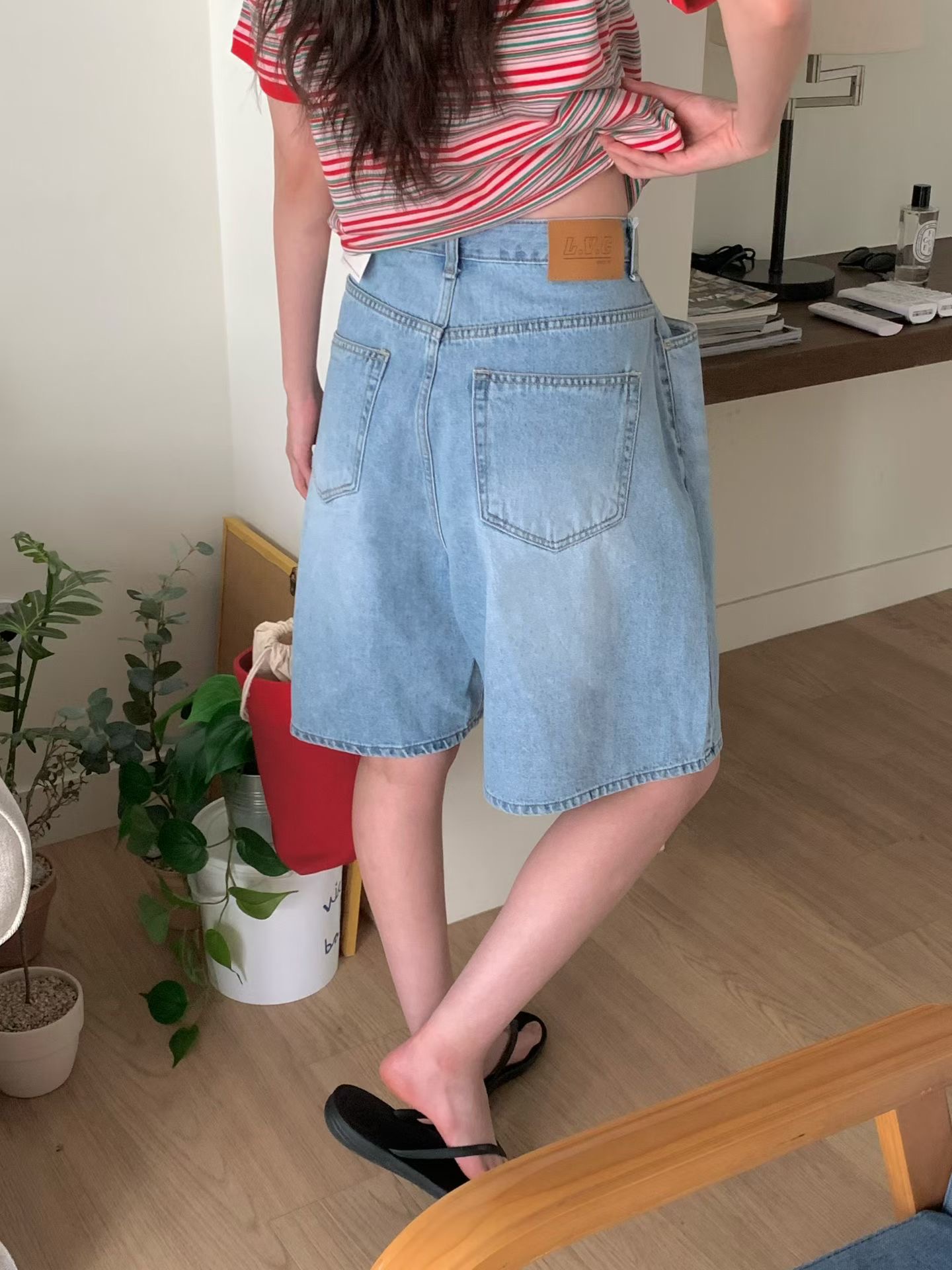 L V C韓國代購女士新款休閑時尚推薦熱賣職業26春夏短褲L_V_C短褲