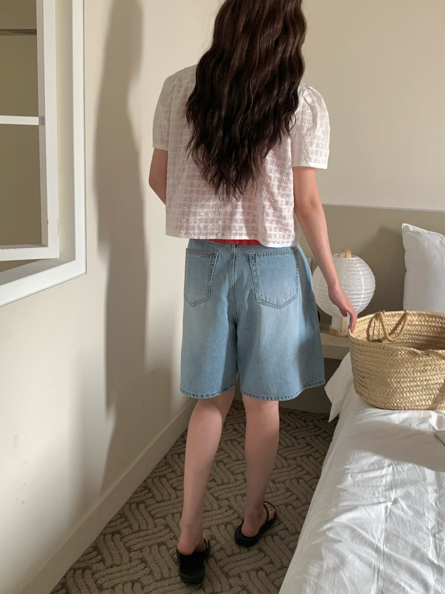 L V C東大門實拍女裝新款26春夏時尚推薦休閑襯衫蕾絲衫L_V_C襯衫/蕾絲衫