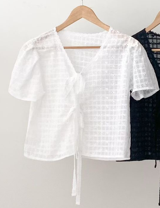 L V C東大門實拍女裝新款26春夏時尚推薦休閑襯衫蕾絲衫L_V_C襯衫/蕾絲衫圖色1