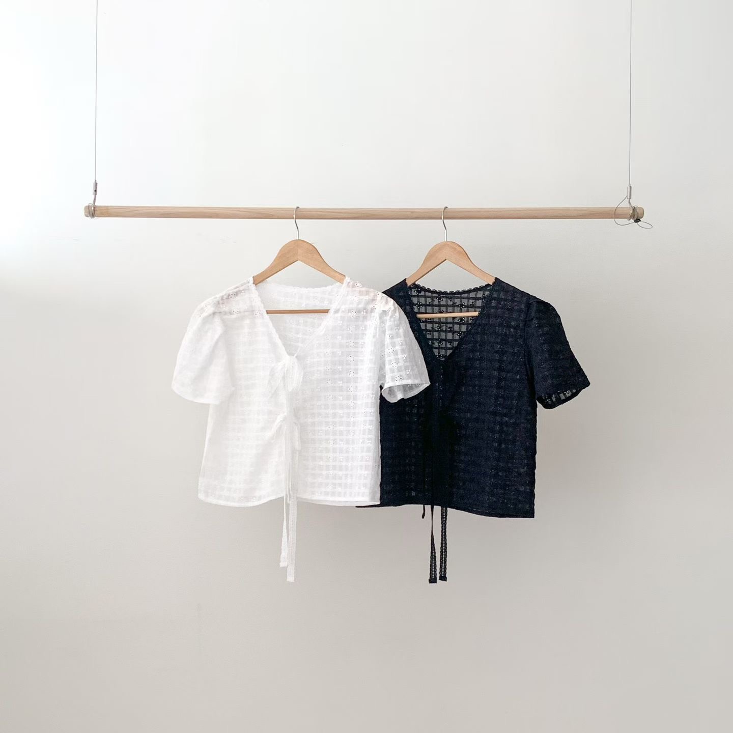 L V C東大門實拍女裝新款26春夏時尚推薦休閑襯衫蕾絲衫L_V_C襯衫/蕾絲衫圖色2左二色