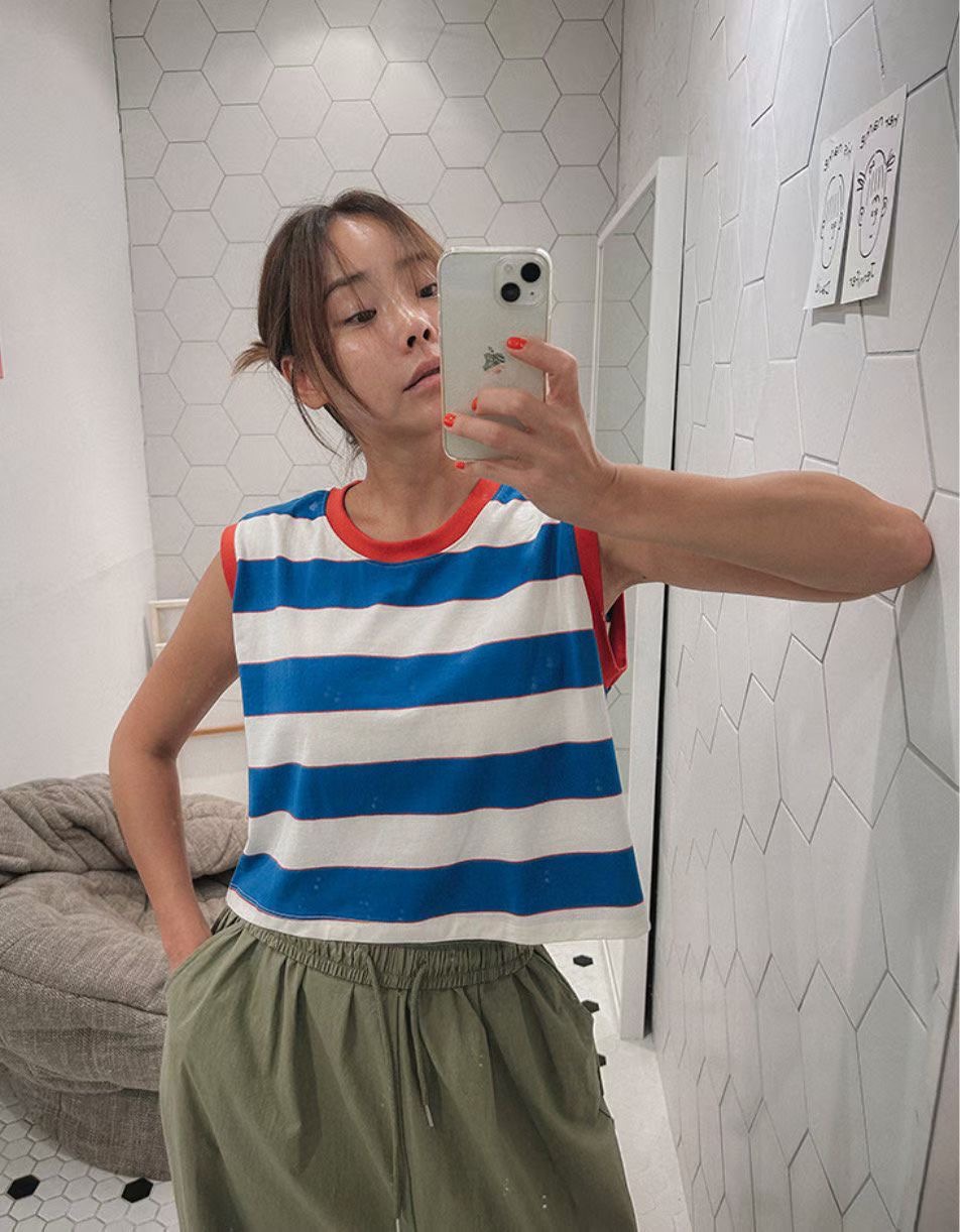 L V C東大門直郵女裝新款人氣熱賣26春夏真品職業吊帶背心L_V_C吊帶/背心