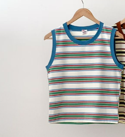 L V C韓國直郵女士新款26春夏熱賣休閑推薦時尚吊帶背心L_V_C吊帶/背心圖色1