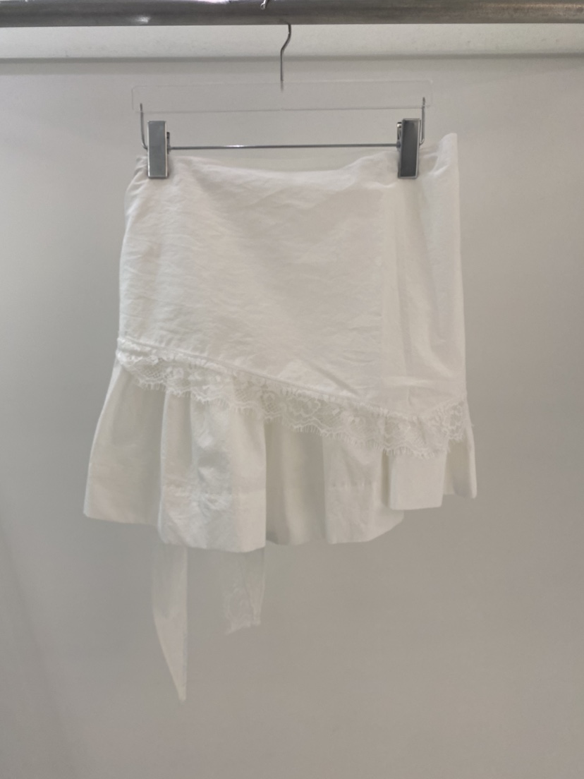 YES韓國直郵實拍女士新款熱賣推薦時尚職業26春夏短裙圍巾YES短裙