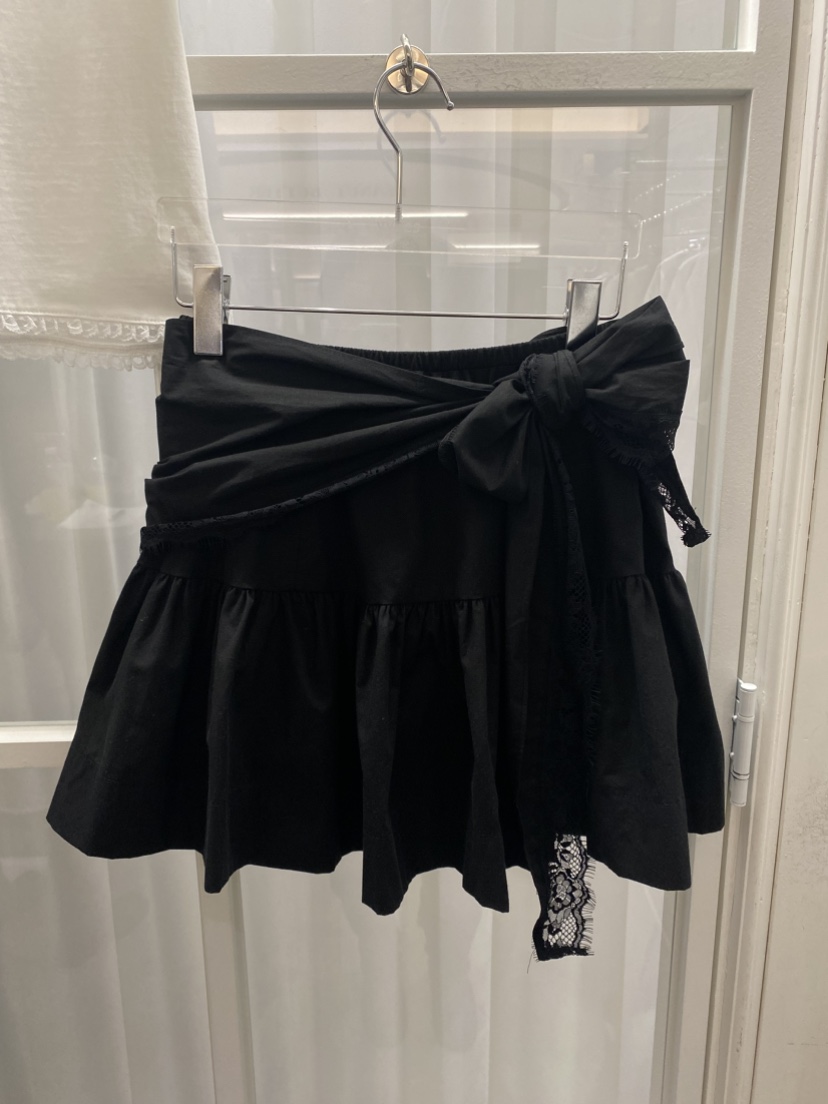 YES韓國直郵實拍女士新款熱賣推薦時尚職業26春夏短裙圍巾YES短裙