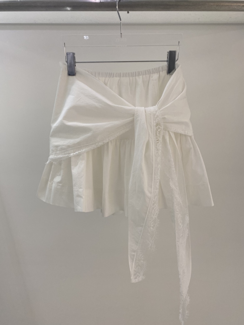 YES韓國直郵實拍女士新款熱賣推薦時尚職業26春夏短裙圍巾YES短裙圖色1