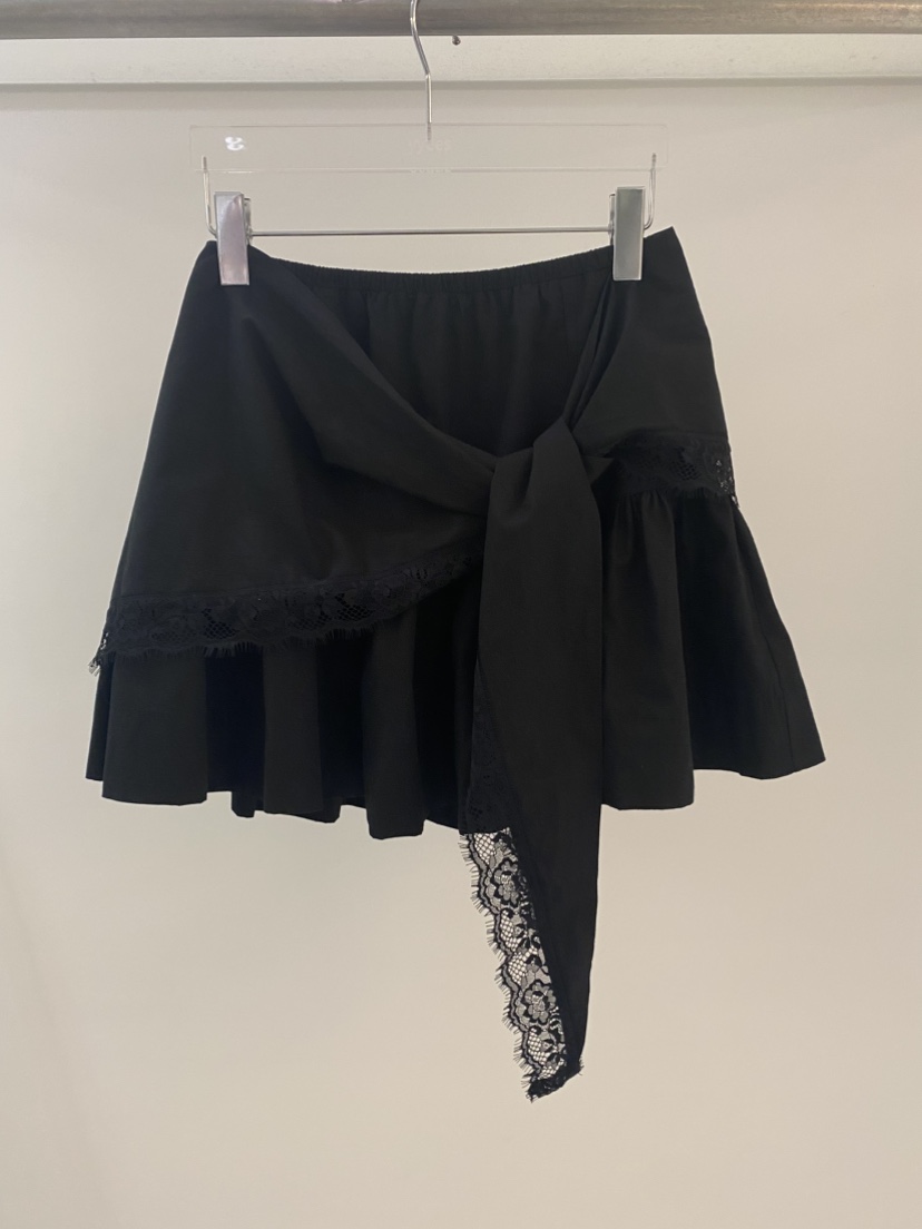 YES韓國直郵實拍女士新款熱賣推薦時尚職業26春夏短裙圍巾YES短裙圖色2