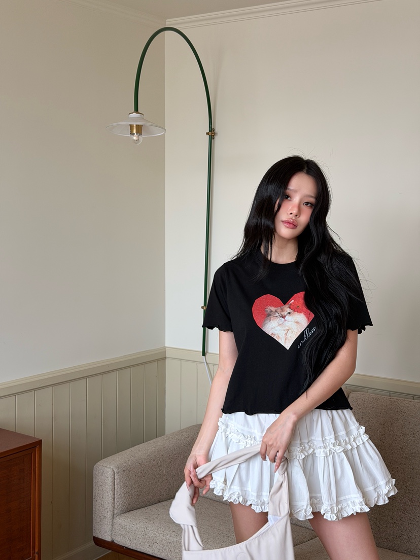 YES韓國東大門直郵女裝新款人氣休閑時尚職業26春夏熱賣T恤YEST恤