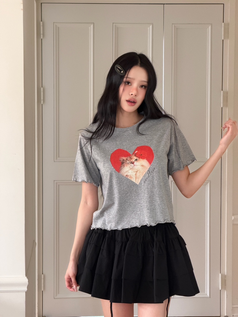 YES韓國東大門直郵女裝新款人氣休閑時尚職業26春夏熱賣T恤YEST恤