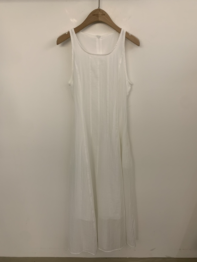 UNDER KEY韓國直郵女士新品時尚熱賣推薦連衣裙含圍巾天絲UNDER KEY連衣裙圖色4