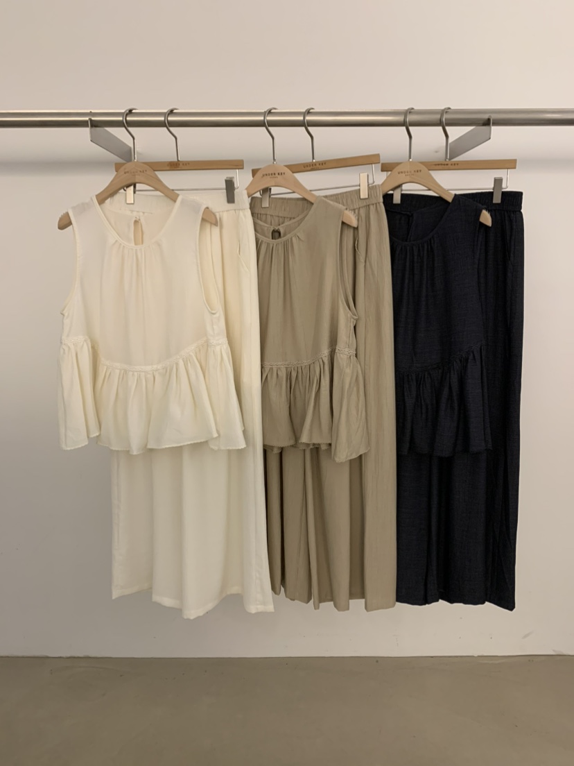 UNDER KEY韓國直郵實拍女士新款職業推薦26春夏休閑套裝UNDER KEY套裝