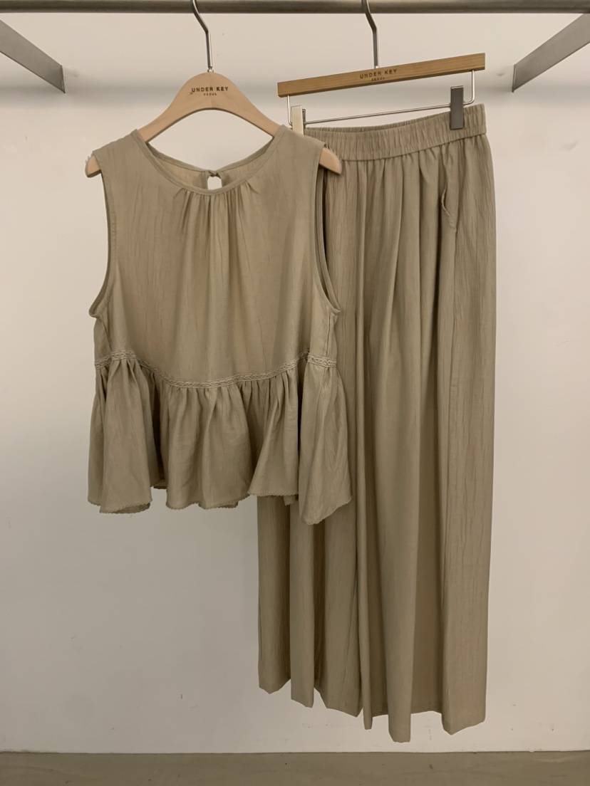 UNDER KEY韓國直郵實拍女士新款職業推薦26春夏休閑套裝UNDER KEY套裝圖色1