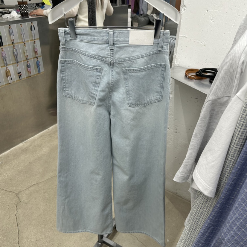 HELVETICA韓國東大門代購女士新品休閑人氣職業26春夏牛仔褲HELVETICA牛仔褲