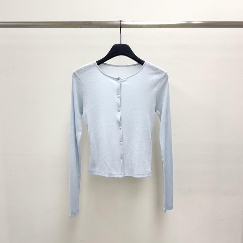 RIVER韓國直郵實拍女裝新款推薦休閑時尚長袖T恤棉質開衫WATER/RIVER長袖T恤圖色3