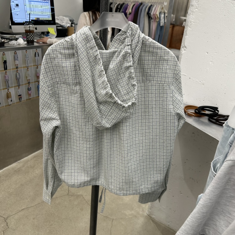 HELVETICA韓國直郵女士新品休閑26春夏熱賣推薦襯衫蕾絲衫HELVETICA襯衫/蕾絲衫