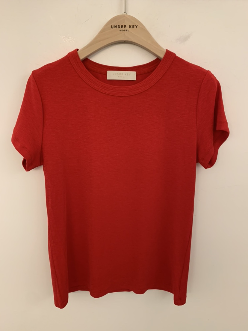 UNDER KEY韓國直郵實拍女士新品推薦26春夏時尚T恤莫代爾UNDER KEYT恤圖色1