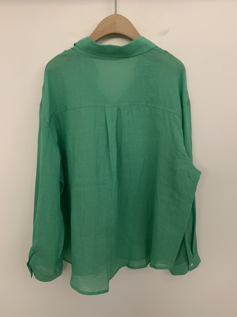 UNDER KEY韓國東大門代購女裝新款人氣襯衫蕾絲衫亞麻布UNDER KEY襯衫/蕾絲衫