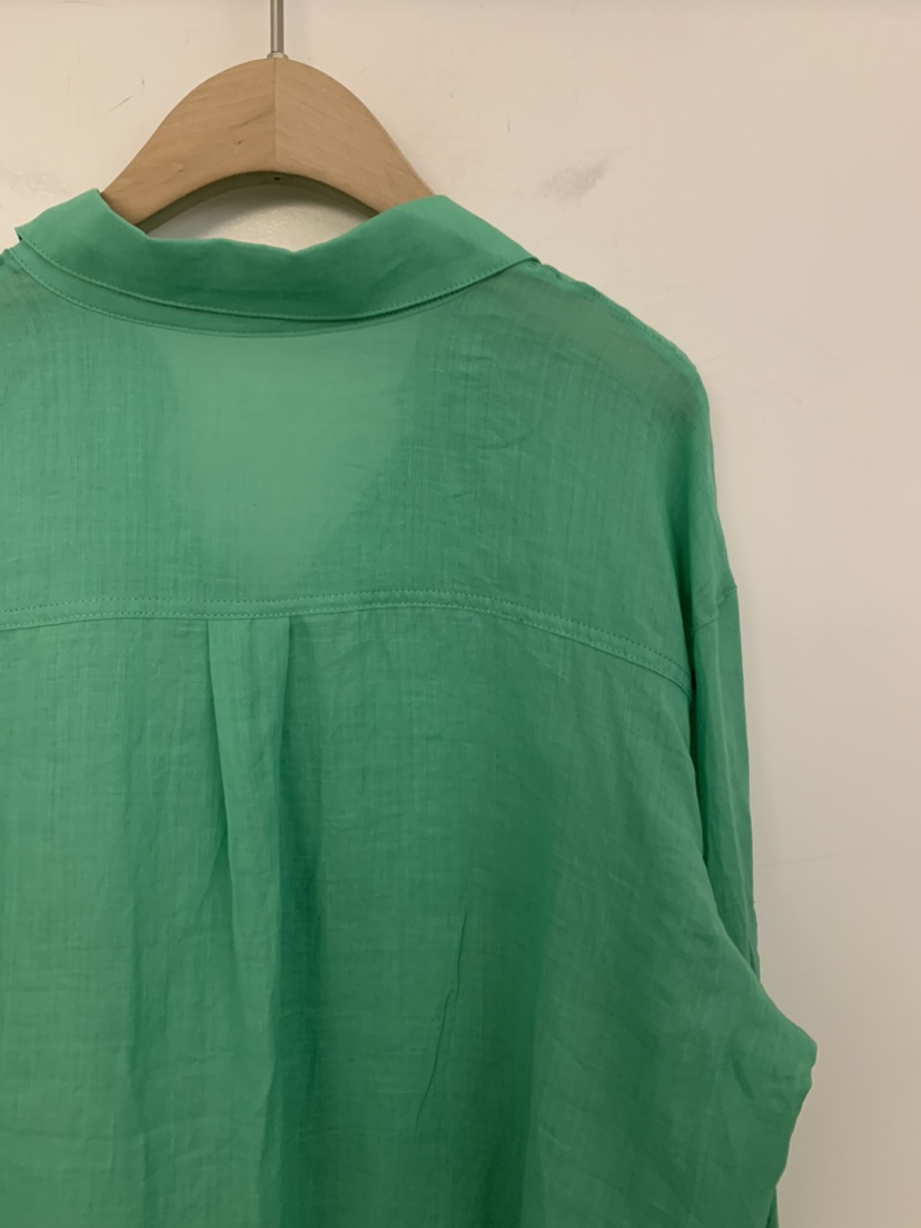 UNDER KEY韓國東大門代購女裝新款人氣襯衫蕾絲衫亞麻布UNDER KEY襯衫/蕾絲衫