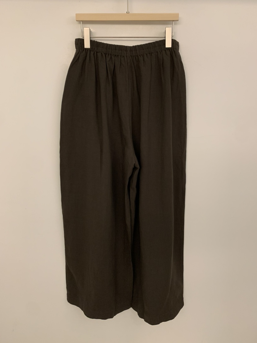 UNDER KEY韓國東大門代購女裝新品時尚休閑褲亞麻布褶裥UNDER KEY休閑褲