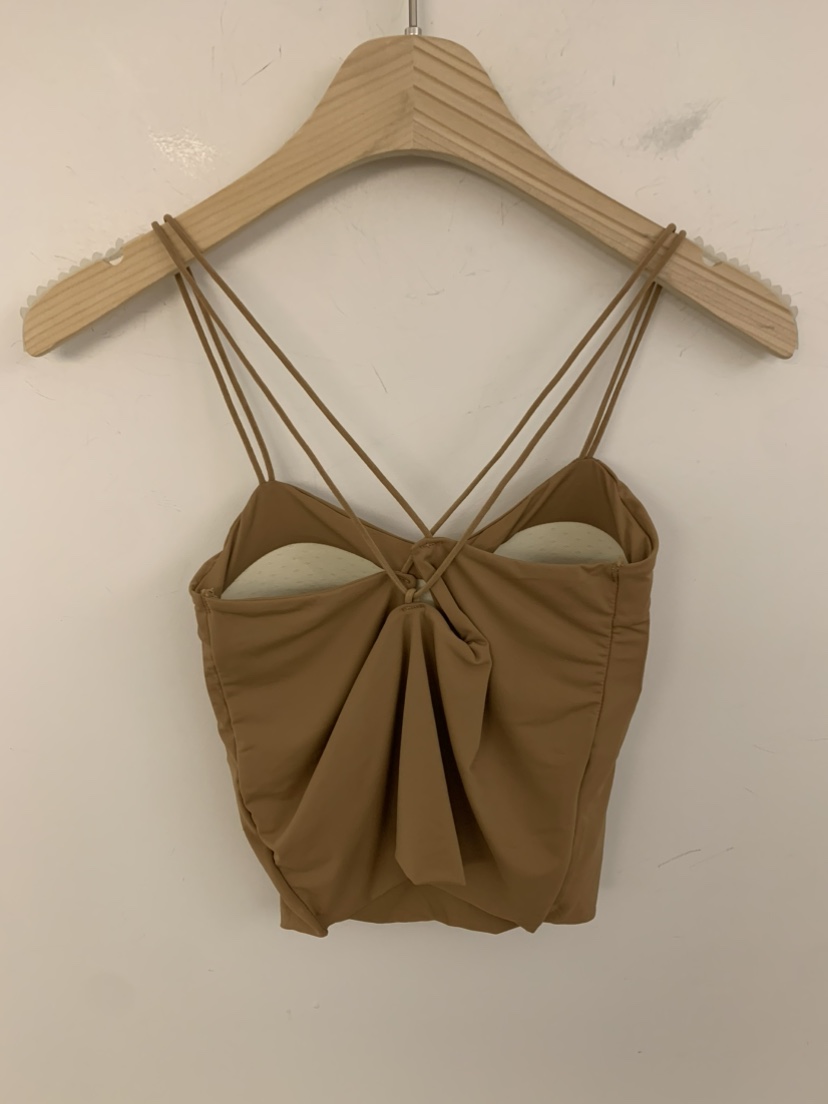 UNDER KEY韓國東大門直郵女裝新款職業休閑吊帶背心雙排扣UNDER KEY吊帶/背心