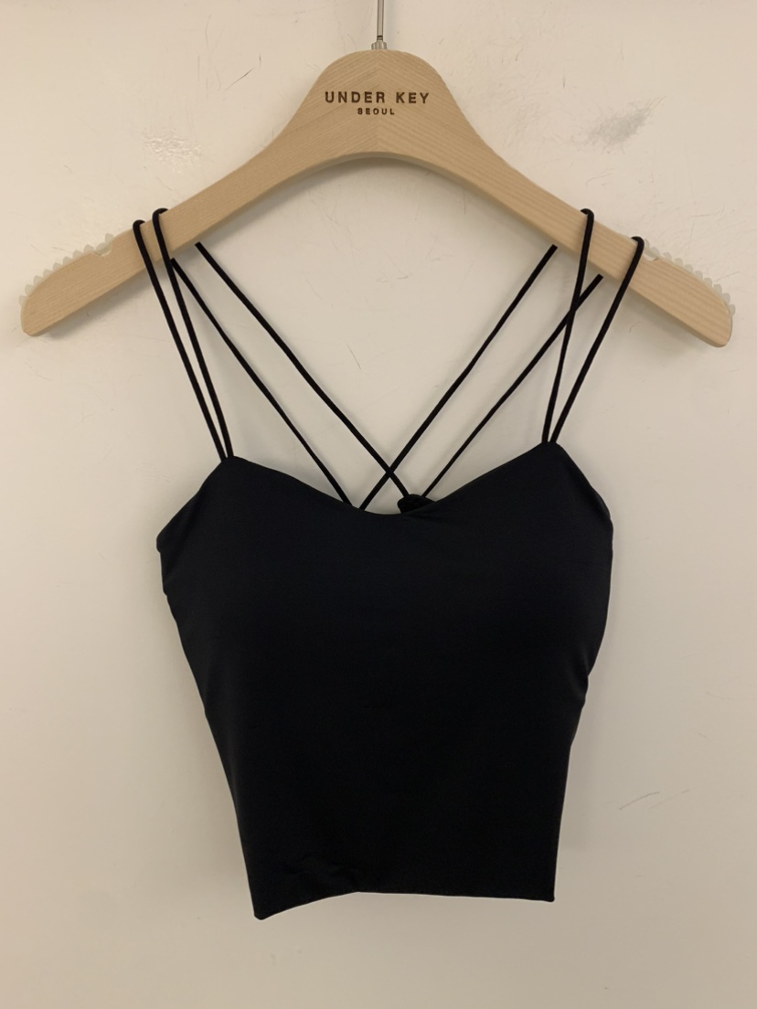 UNDER KEY韓國東大門直郵女裝新款職業休閑吊帶背心雙排扣UNDER KEY吊帶/背心圖色3