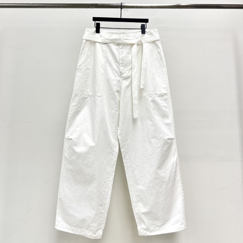 RIVER韓國直郵實拍女士新品熱賣休閑推薦人氣休閑褲含腰帶WATER/RIVER休閑褲圖色1